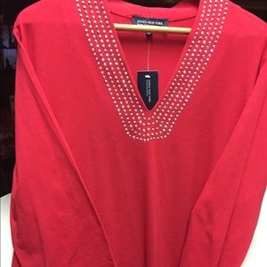 Jones New York Red Tunic